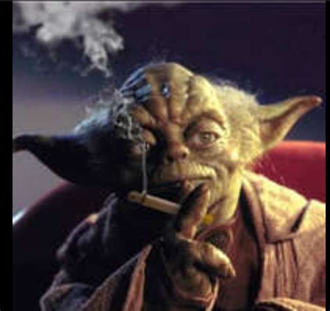 Yoda Smoking Weed Blank Template Imgflip