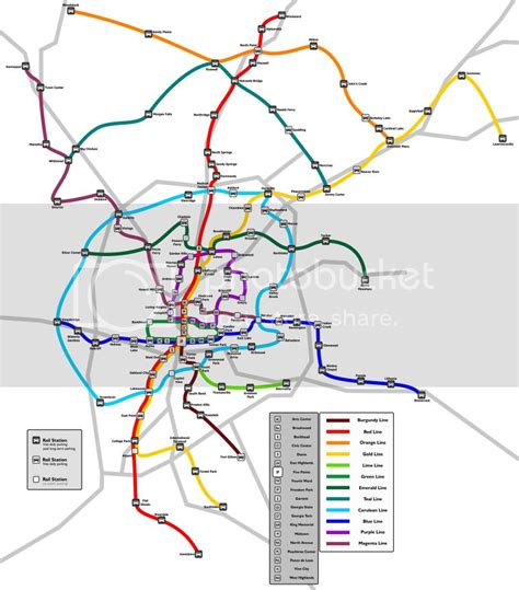 Marta 2040 A Vision For Atlantas Future Rail Map Roswell Marietta