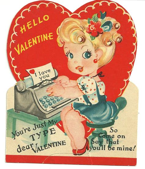 Peeking Into The Past Happy Valentines Day Vintage Valentines Post 2 Your My Type