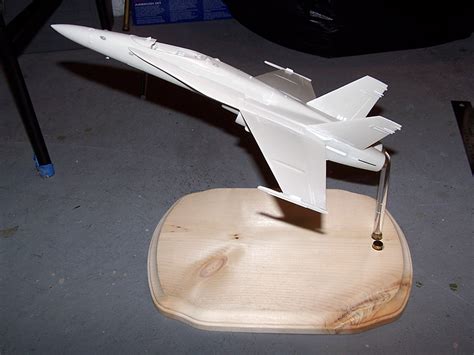 Scale Model Display Stands Using Acrylic Rods By Ken Middleton