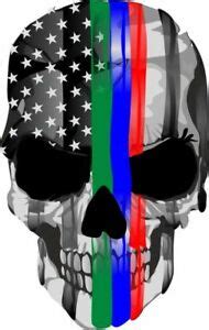 I also built this for my friend who owns a local gun shop here in town. Thin Red Blue Green Line decal - Punisher Skull Exterior Window Decal | eBay