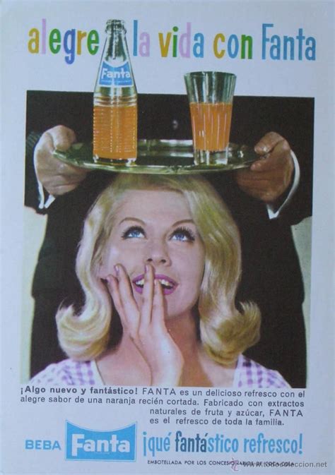 PUBLICIDAD ORIGINAL DE PRENSA DE FANTA AÑOS 60 Anuncios antiguos