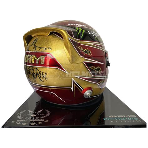 Lewis Hamilton 2019 Abu Dhabi Gp F1 Replica Helmet Full Size Cm Helmets