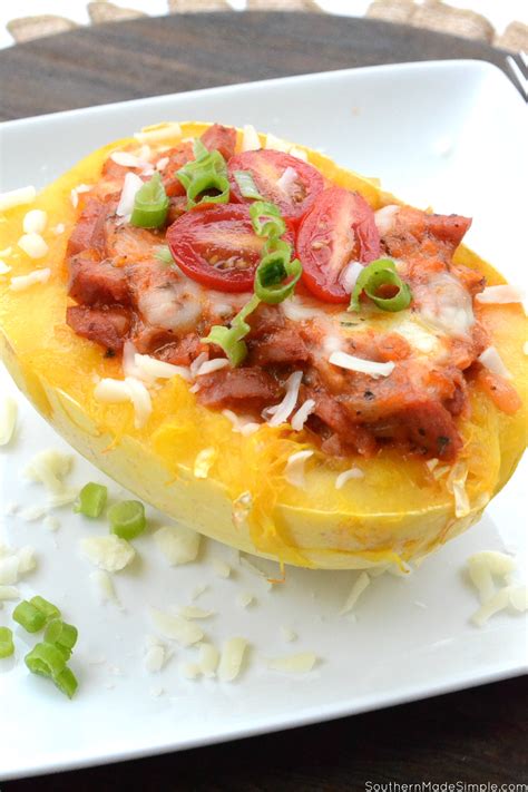 Smoked sausage adds tons of flavor to this hearty southern stew that hails from south carolina. Cheesy Smoked Sausage Stuffed Spaghetti Squash - Southern ...