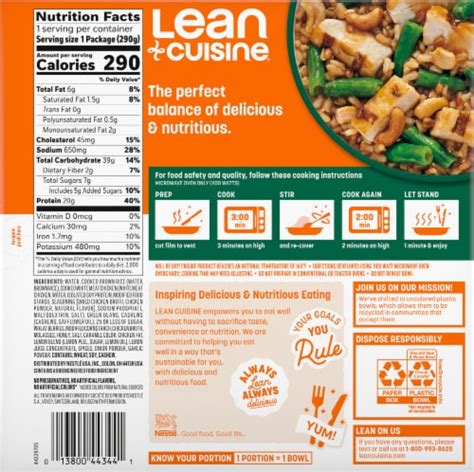Lean Cuisine® Bowls High Protein Glazed Chicken Frozen Meal 1025 Oz