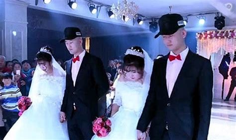 Identical Twin Brothers Marry Identical Twin Sisters In China Their Wedding Video Goes Viral
