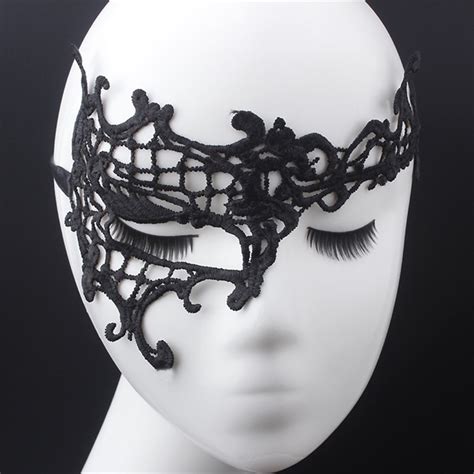 Christmas Party Mask For Adults Creative Design Black Hollow Style Sexy