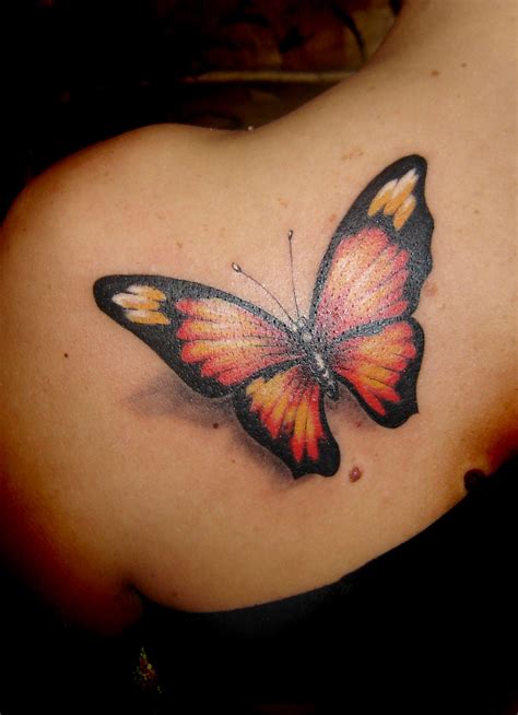 Butterfly Tattoos Designs On Shoulder ~ Zee Post