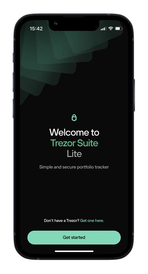 Trezor Suite Lite Mobile Application