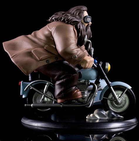Harry Potter Q Fig Hagrid Harry On Motorcycle 6 Figure Quantum Mechanix
