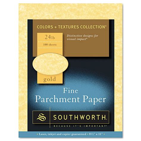Southworth® Parchment Specialty Paper 8 12 X 11 24 Lb Gold Pack