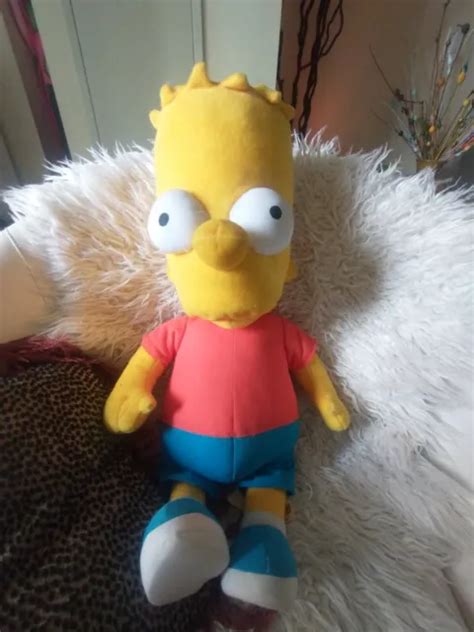 The Simpsons 20” Laying Flat Bart Simpson Nanco 2005 Plush Doll 20th Century Fox 1799 Picclick