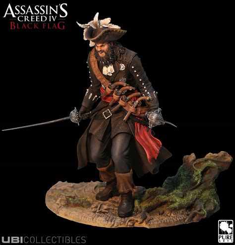 Assassins Creed Iv Black Flag Blackbeard Als Sammlerfigur Und Ein