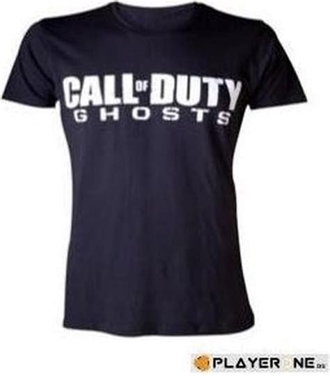 Call Of Duty Ghosts Black Logo T Shirt M