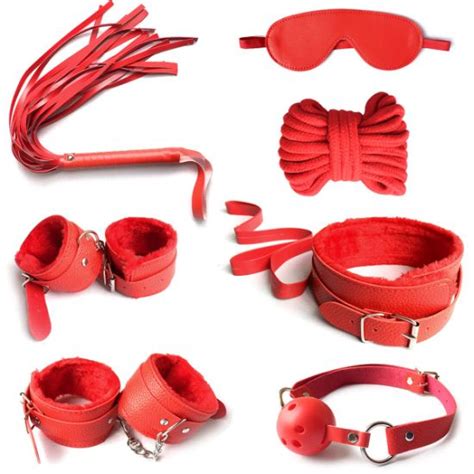 Come Closer Amazing Bondage Kit Red Padded Satin Bag