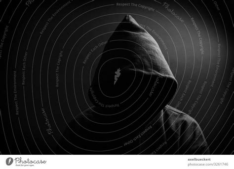 Dark Figure Hood Without Face A Royalty Free Stock Photo From Photocase