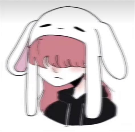 Bunny Hat Pfp Pink Hair In 2021 Cute Icons Cute Profile Pictures
