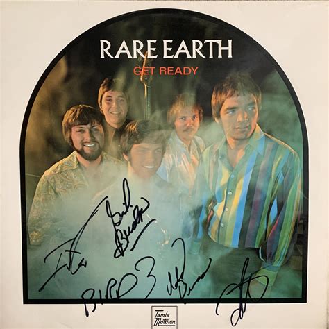 Lot Rare Earth Get Ready Signed Album