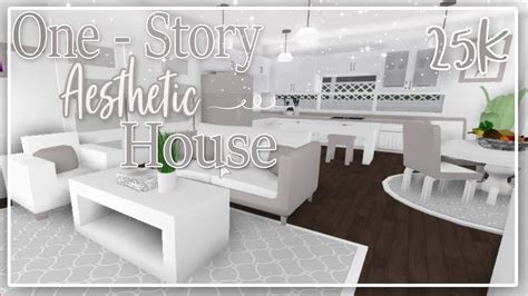 Aesthetic Small Bloxburg House Ideas One Story