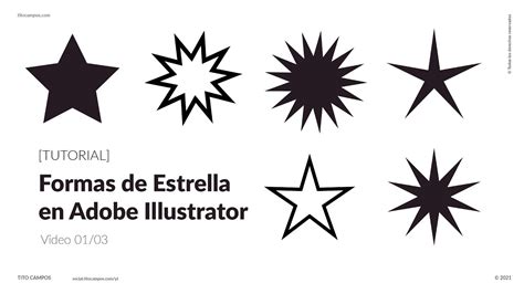 Como Crear Formas De Estrella En Adobe Illustrator 0103 Youtube