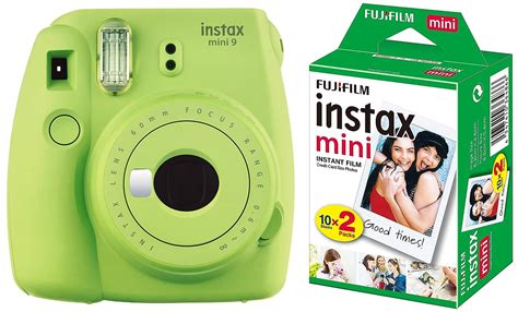 Buy Fujifilm Instax Mini 9 Instant Camera Lime Green With Film 20