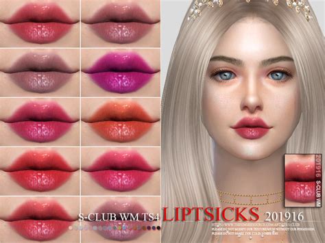 The Sims Resource S Club Wm Ts4 Lipstick 201916
