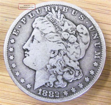 1882 Cc Morgan Silver Dollar Tough Carson City Issue