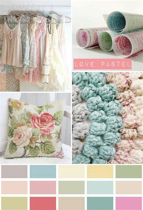 Pastels Shabby Chic Colors Color Schemes Color Palette