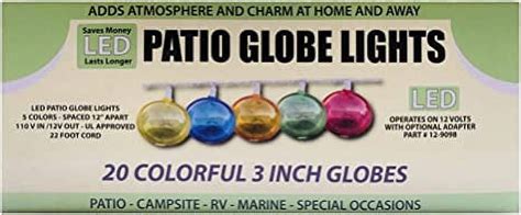 Polymer Products 6 Rv Globe Lights String Of 6