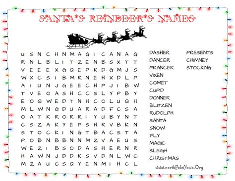 A team of editors takes feedback from our visitors to keep trivia as up to date and as accurate as possible. Printable Christmas Word Search For Kids & Adults ...