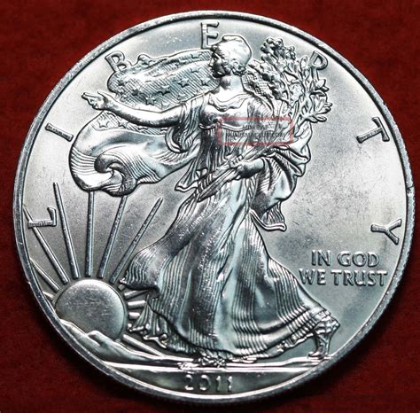 Uncirculated 2011 American Eagle Silver Dollar