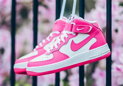 High Top Air Force 1 Pink Airforce Military