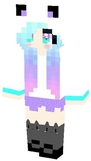 🌈💖⭐kawaii Friendly Neko Girl⭐💖🌈 Nova Skin Minecraft Girl Skins