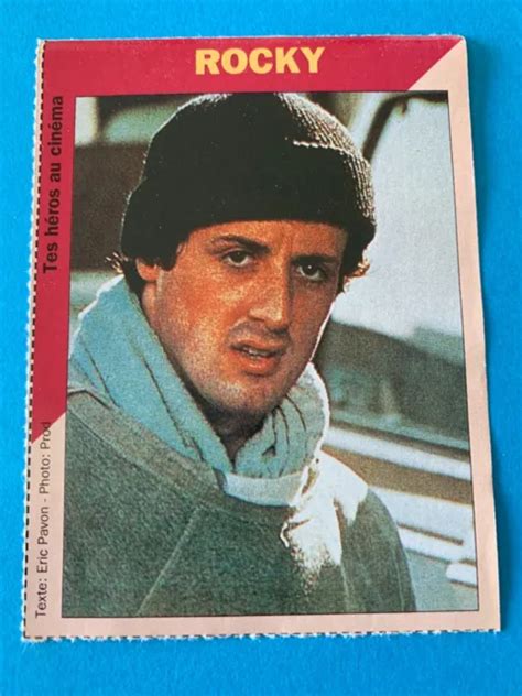 Sylvester Stallone Rocky Balboa Rare Vintage Movie Card Collector 32