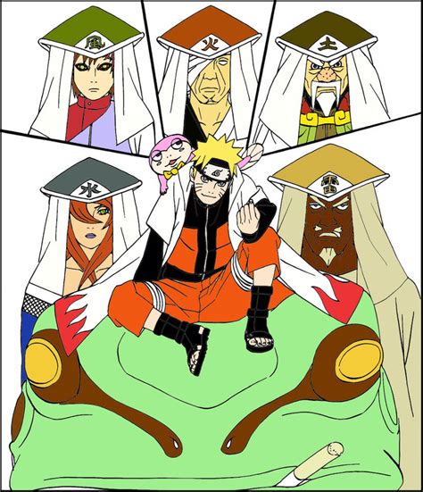 Naruto And The 5 Kages By Awg0926 On Deviantart