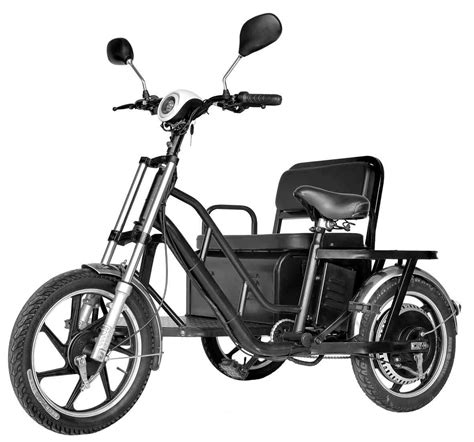 Nwow Ep Electric Rickshaw For Passenger Side Seat Passenger Trike