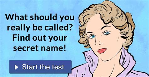 What Should You Really Be Called Find Out Your Secret Name