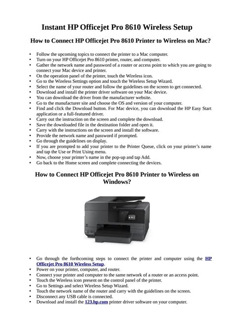 Hp officejet pro 8610 driver download for windows. Hp Printer Software Download Officejet Pro 8610 ...