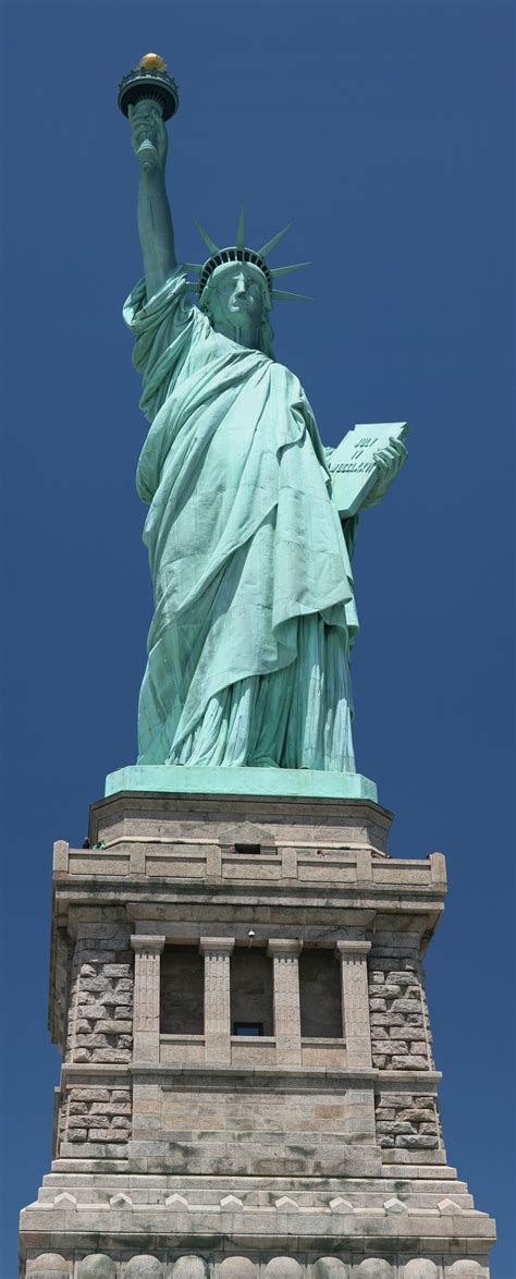 File Statue Of Liberty Frontal Wikipedia