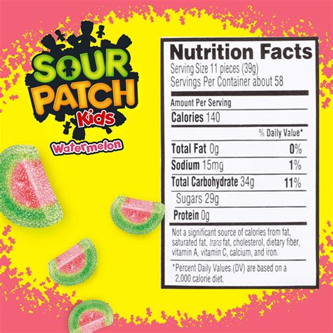 Sour Patch Kids Soft And Chewy Candy 5 Lb Bag Red 5 Pound Watermelon