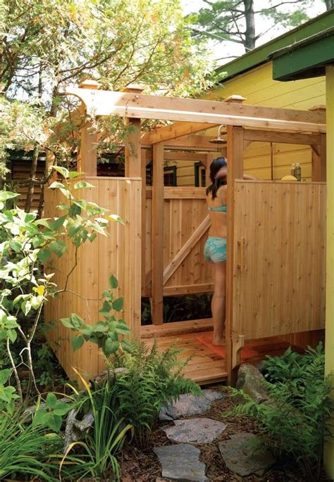 10 Diy Outdoor Shower For Washing Yourself In The Fresh