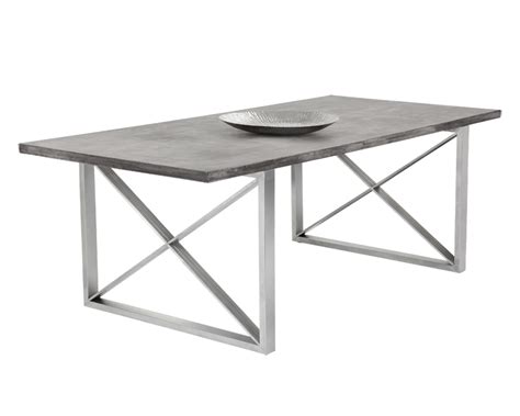 CATALAN DINING TABLE - CONCRETE - 82.5