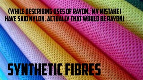 Synthetic Fibres Youtube