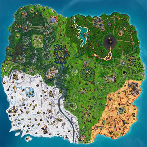 All Spawn Locations Interactive Map Rfortnitebr