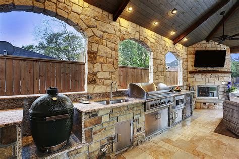 Outdoor Kitchen That Has It All Texas Custom Patios