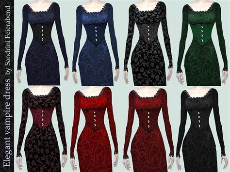 The Sims Resource Elegant Vampire Dress