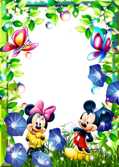 Download Cartoon Characters Frames Clipart Picture Mickey Mouse