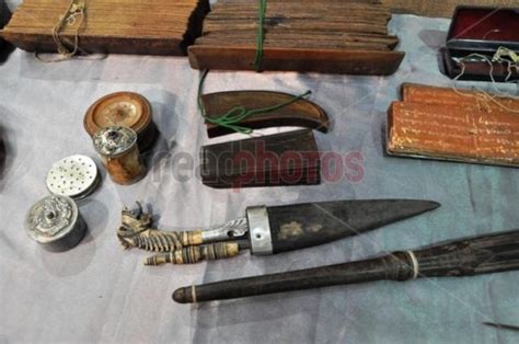 Traditional Sri Lankan Writing Materials And A Knife News Wildlife