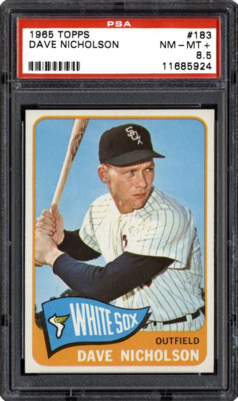 1965 Topps Dave Nicholson Psa Cardfacts™