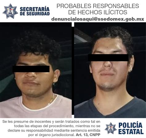 Policías Estatales Detienen A Dos Hombres Posiblemente Relacionados En El Delito De Robo Con